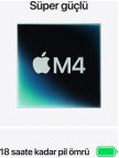 Apple MacBook Air M4 16GB 256GB SSD macOS 13" Taşınabilir Bilgisayar Gök Mavisi MC6T4TU/A